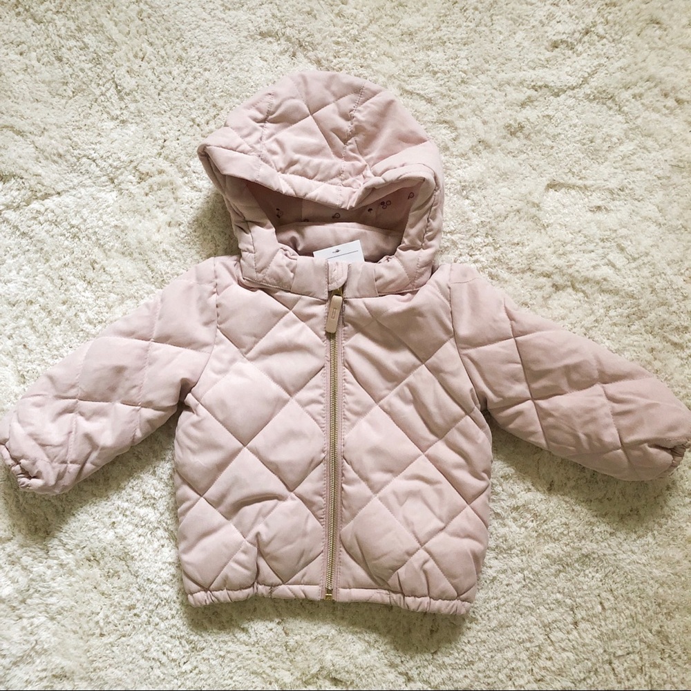 NWT H&M Pink Quilted Puffer